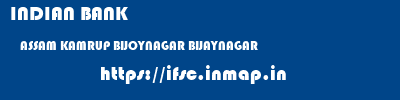 INDIAN BANK  ASSAM KAMRUP BIJOYNAGAR BIJAYNAGAR  ifsc code